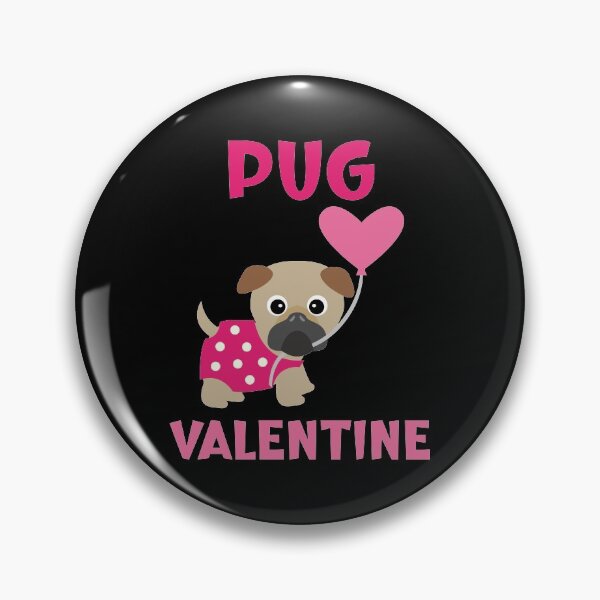 Item preview, Pug Valentine designed and sold by theluckstore.