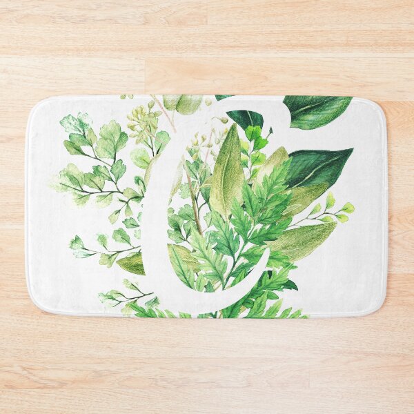 Item preview, Botanical Monogram - Letter C Initial designed and sold by Naturalist Prints.