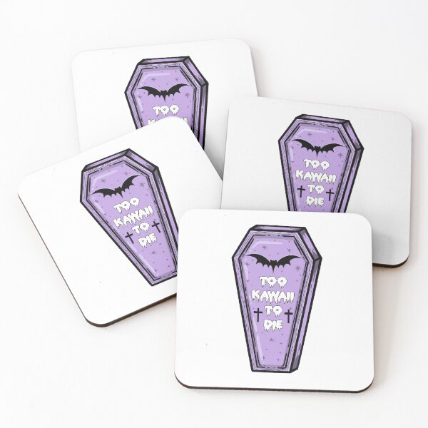 Item preview, too kawaii to die, pastel goth coffin designed and sold by sofiahawk.