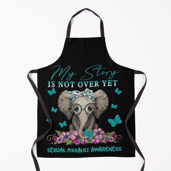Item preview, Cute Elephant My Story Is Not Over Yet Sexual Assault Awareness designed and sold by Adropine.