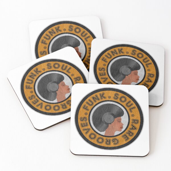 Item preview, Funk, Soul, Rare Grooves Afro Vintage Faded Vinyl Design designed and sold by BreathingBricks.