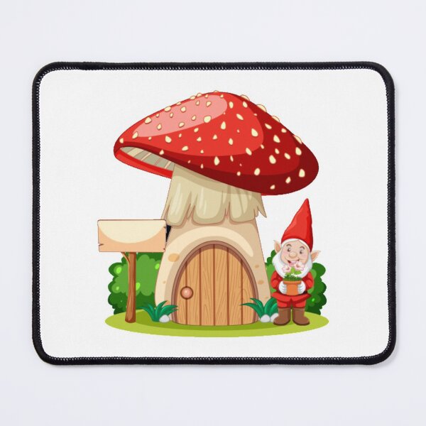 Item preview, Gnomes ,Mushroom House,Cartoon designed and sold by CartoonTshirtD.
