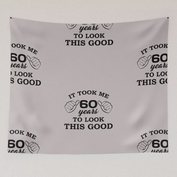 Item preview, 60 Years of Being Awesome - Birthday - Quotes designed and sold by AsmArt-co.