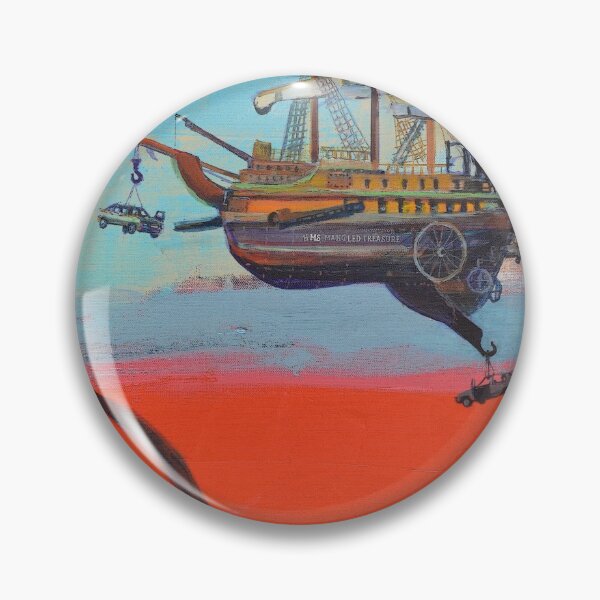 Item preview, Illustration for SciPhi Journal issue #5 'HMS Mangled treasure', print. designed and sold by Cat Leonard.