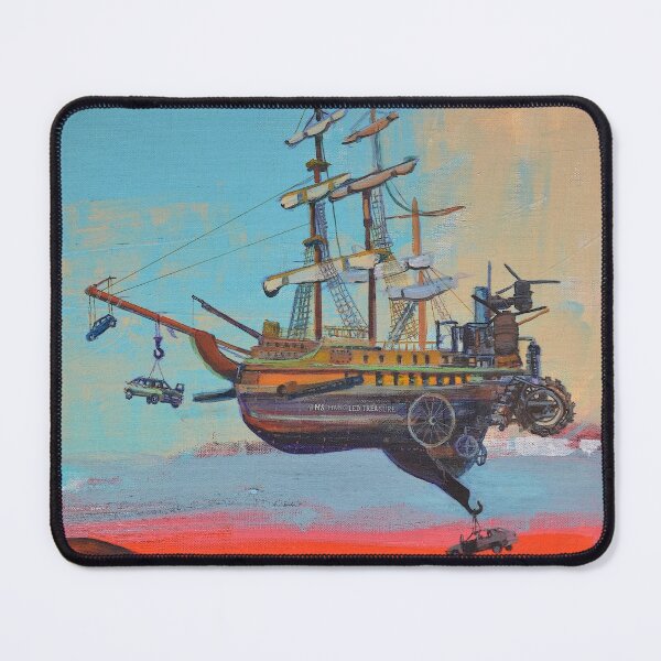 Item preview, Illustration for SciPhi Journal issue #5 'HMS Mangled treasure', print. designed and sold by Cat Leonard.