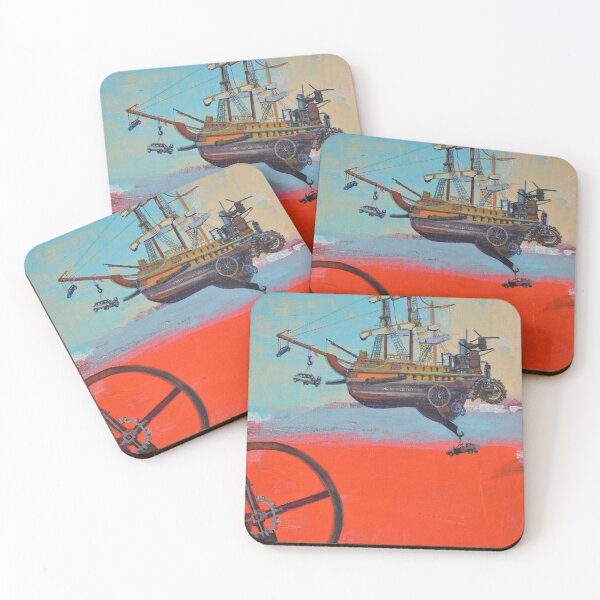 Item preview, Illustration for SciPhi Journal issue #5 'HMS Mangled treasure', print. designed and sold by Cat Leonard.
