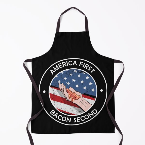 Item preview, America First Bacon Second, Perfect 4th of July Quotes 2022 designed and sold by Artsy Fun.