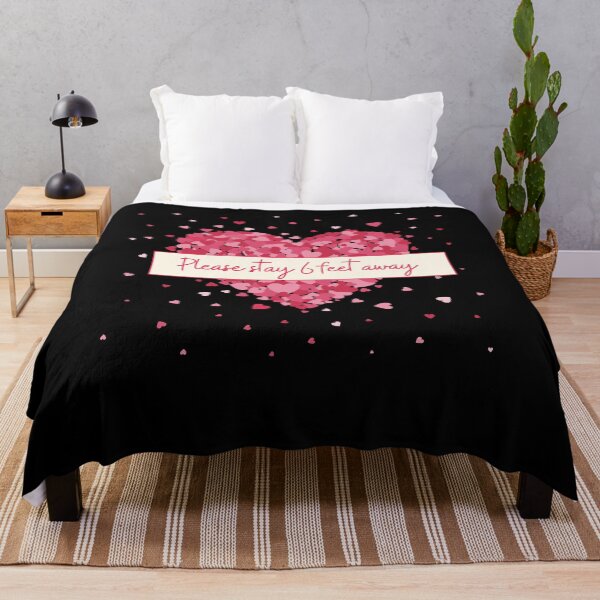Item preview, Please Stay 6 Feet Away Valentine's Day Funny Gift designed and sold by Xoox Art.