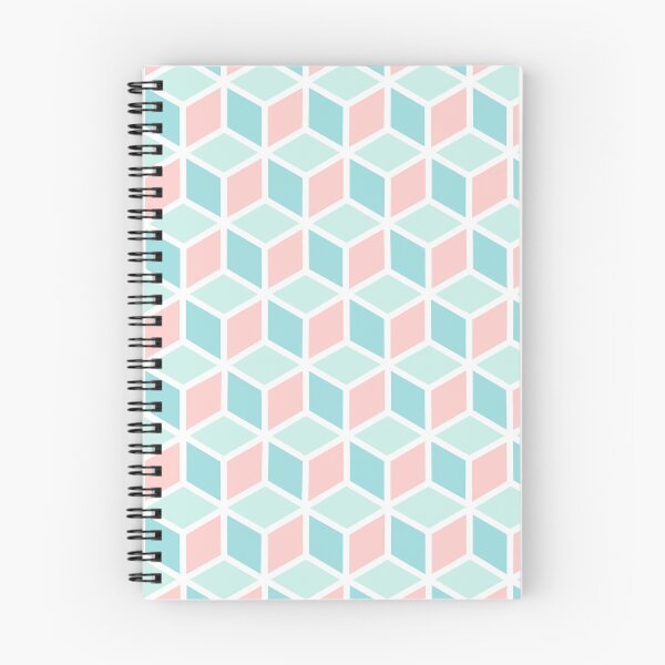 Item preview, Pastel Colors and White Lines Isometric Cube Pattern designed and sold by Saanis.