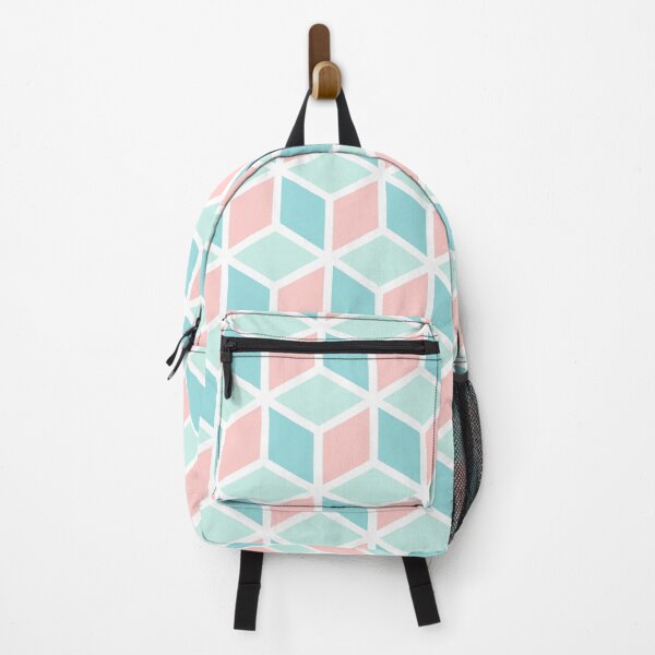 Item preview, Pastel Colors and White Lines Isometric Cube Pattern designed and sold by Saanis.