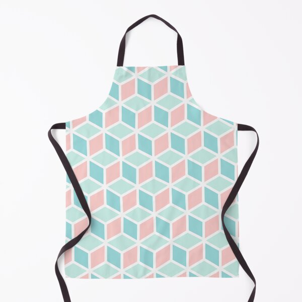 Item preview, Pastel Colors and White Lines Isometric Cube Pattern designed and sold by Saanis.