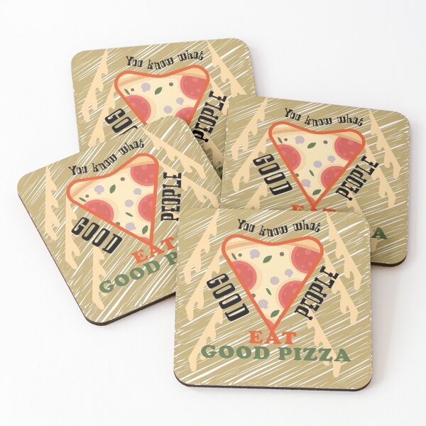 Item preview, Good pizza funny food quote designed and sold by PastaPrint.