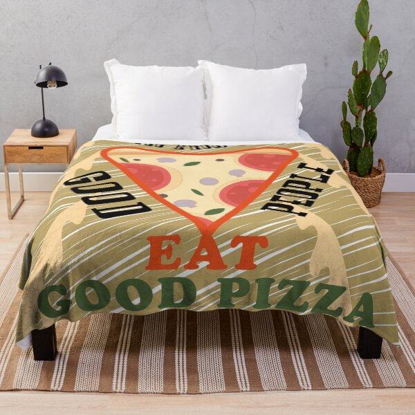 Item preview, Good pizza funny food quote designed and sold by PastaPrint.