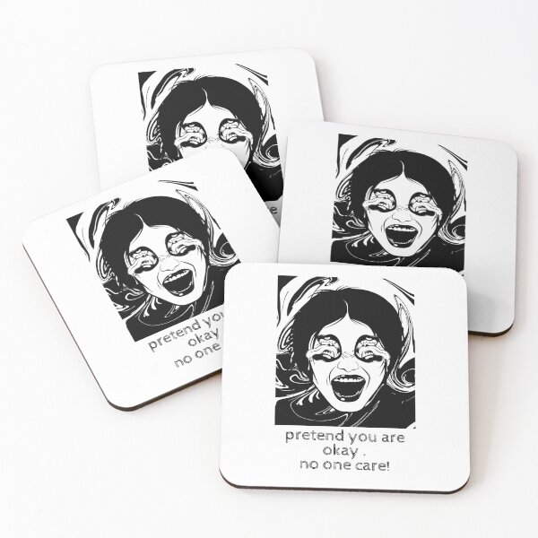 Item preview,   pretend you're okay- no ona care! quote ,true quote, sarcastic Valentine day  designed and sold by Alexa5454.