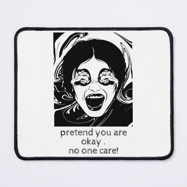 Item preview,   pretend you're okay- no ona care! quote ,true quote, sarcastic Valentine day  designed and sold by Alexa5454.