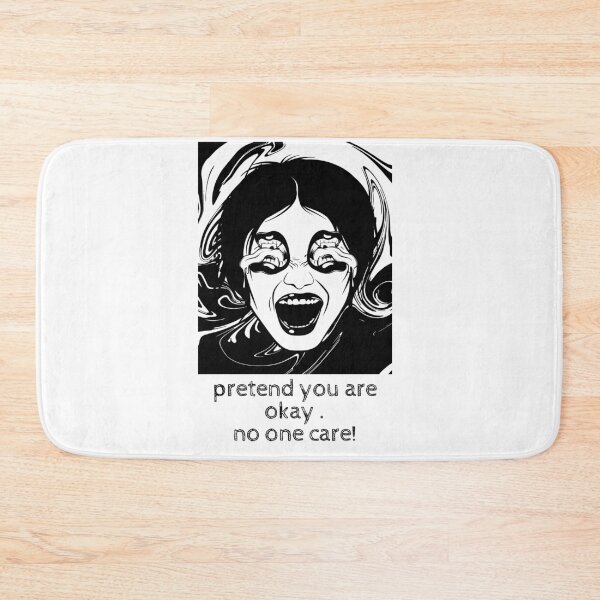 Item preview,   pretend you're okay- no ona care! quote ,true quote, sarcastic Valentine day  designed and sold by Alexa5454.