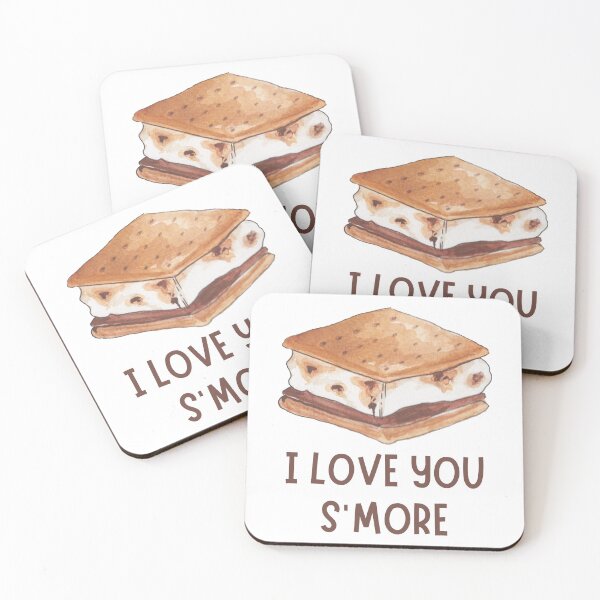 Item preview, I Love You S'more Valentine Pun designed and sold by Pun Intended.