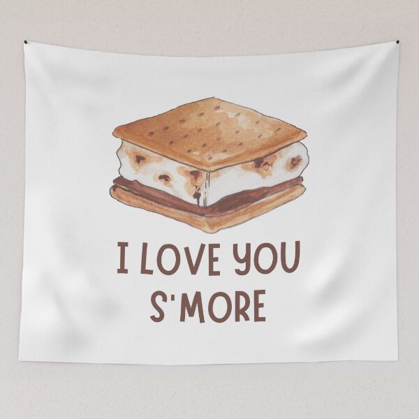 Item preview, I Love You S'more Valentine Pun designed and sold by Pun Intended.