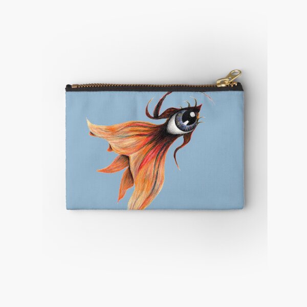 Item preview, Golden Eye Surreal Goldfish Fantasy Art designed and sold by lushspiderarts.