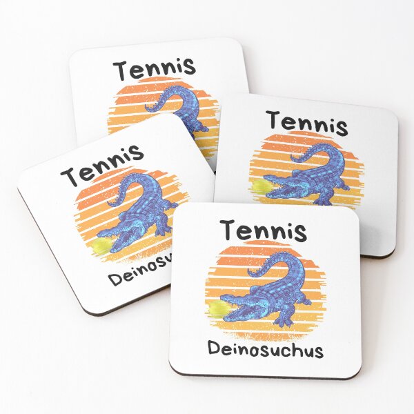 Item preview, Tennis Dinosaur- Deinosuchus Modern Alligator designed and sold by BronikowskiART.