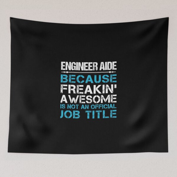 Item preview, Engineer Aide T Shirt - Freaking Awesome Job Gift Item Tee designed and sold by oetate4774.