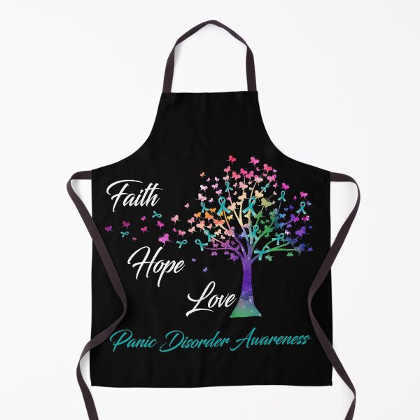 Item preview, Ribbon Tree Faith Hope Love Panic Disorder Awareness designed and sold by Tadmab.