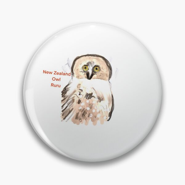 Item preview, New zealand owl Ruru designed and sold by Jacinta hunt.