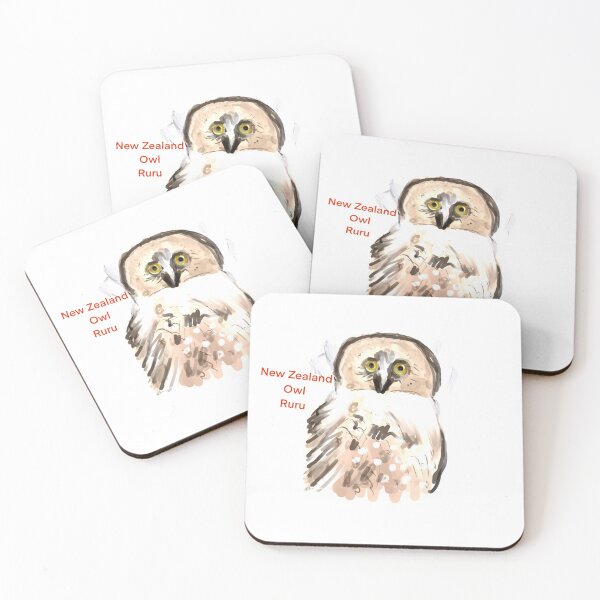 Item preview, New zealand owl Ruru designed and sold by Jacinta hunt.