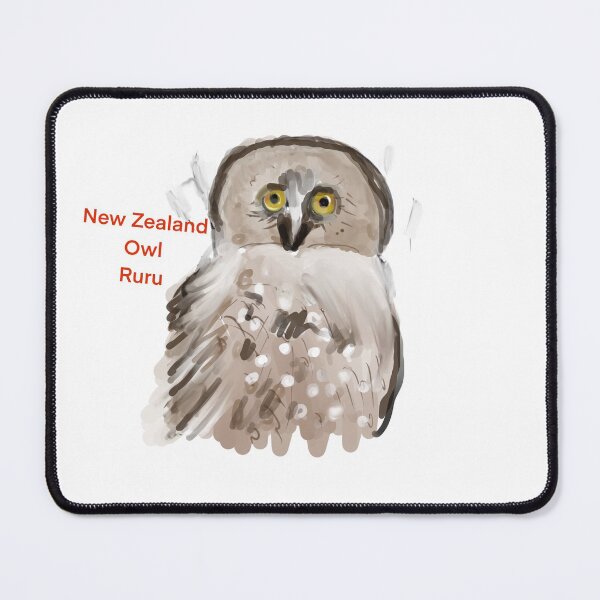 Item preview, New zealand owl Ruru designed and sold by Jacinta hunt.
