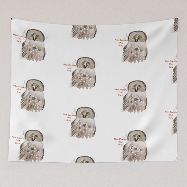 Item preview, New zealand owl Ruru designed and sold by Jacinta hunt.