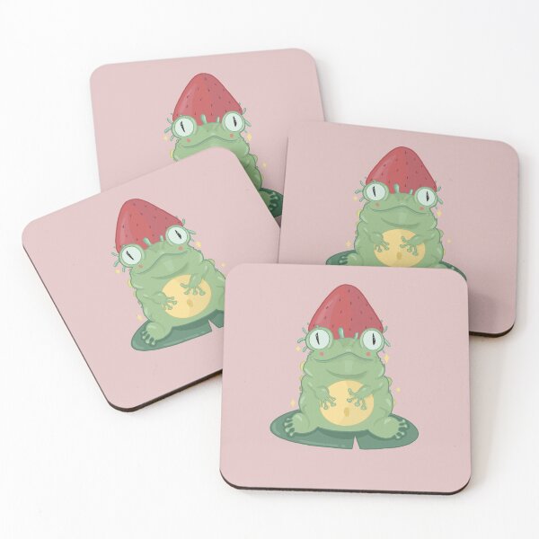 Item preview, strawberry frog designed and sold by fairyshroom.