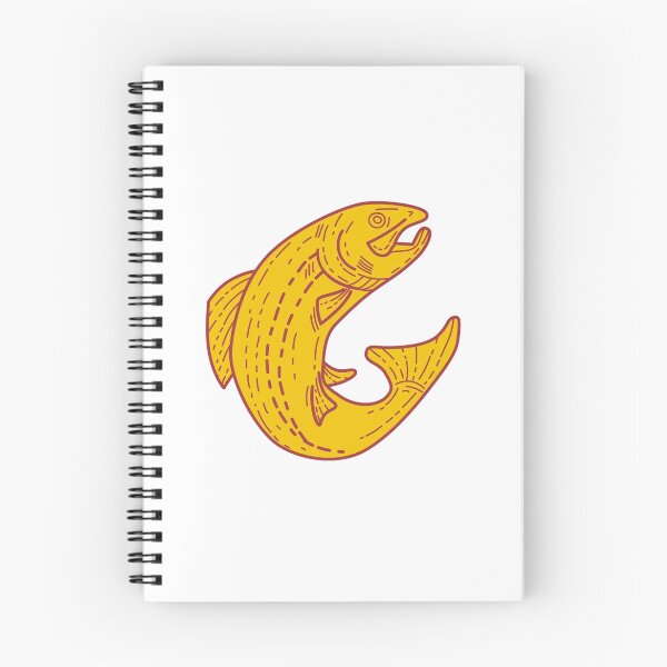 Item preview, Rainbow Trout Jumping Mono Line designed and sold by patrimonio.