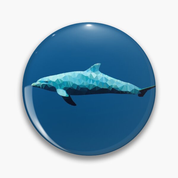 Item preview, Low poly polygon dolphin designed and sold by philbraxton.