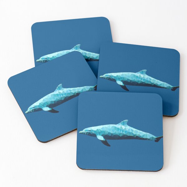 Item preview, Low poly polygon dolphin designed and sold by philbraxton.