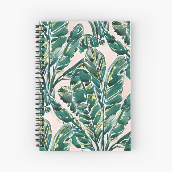 BIG FEELINGS BANANA LEAF TROPICAL Spiral Notebook