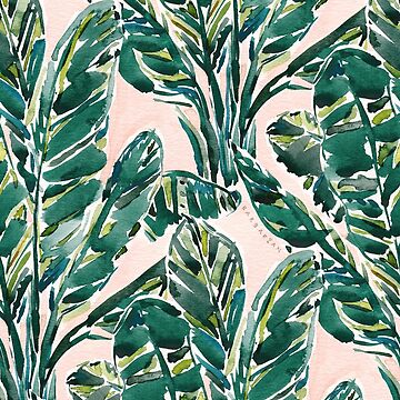 Artwork thumbnail, BIG FEELINGS BANANA LEAF TROPICAL by Barbra Ignatiev