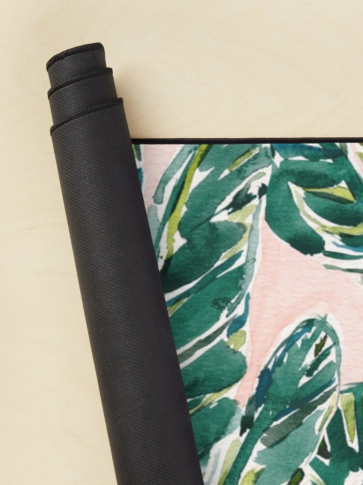 Thumbnail 2 of 5, Mouse Pad, BIG FEELINGS BANANA LEAF TROPICAL designed and sold by Barbarian.