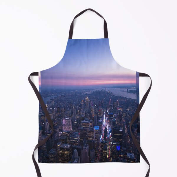 Item preview, Manhattan, New York City, Purple Sunset Skyline designed and sold by newburyboutique.