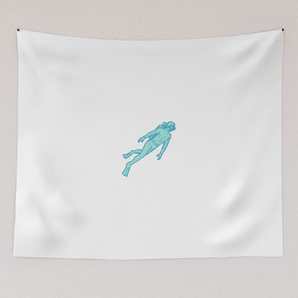 Item preview, Scuba Diver Diving Mono Line designed and sold by patrimonio.