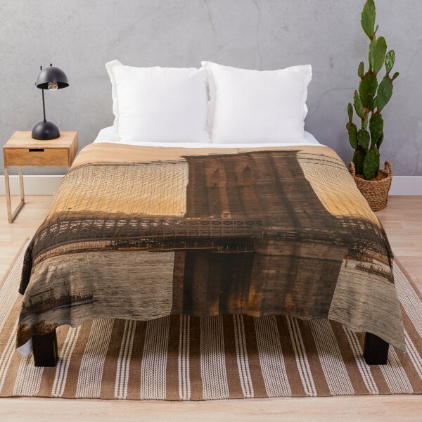 Item preview, Brooklyn Bridge and Manhattan skyline at sunset in New York City designed and sold by nycruss1.