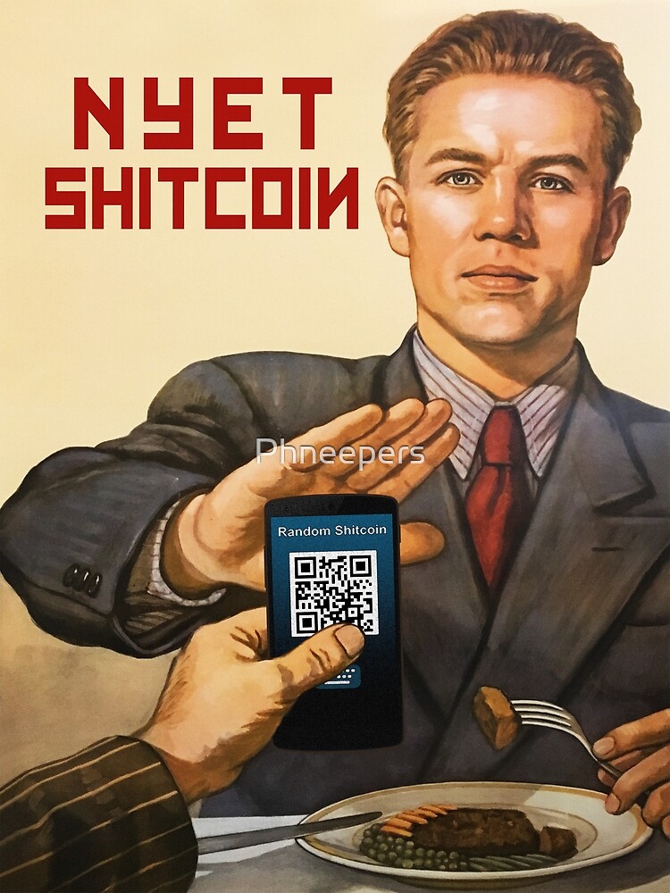 Disover Nyet Shitcoin - Bitcoin Premium Matte Vertical Poster