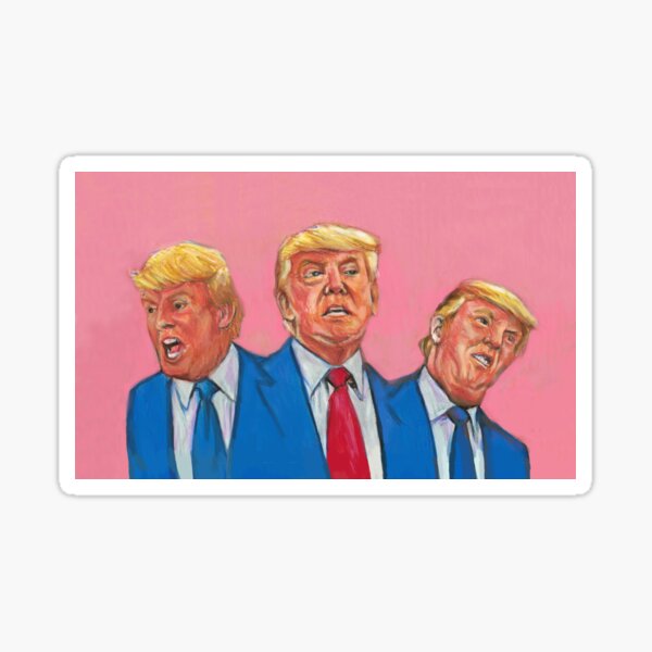 Donald 'Trump' Drumpf: Con Man, Liar & Crook, & those are his best qualities. Sticker