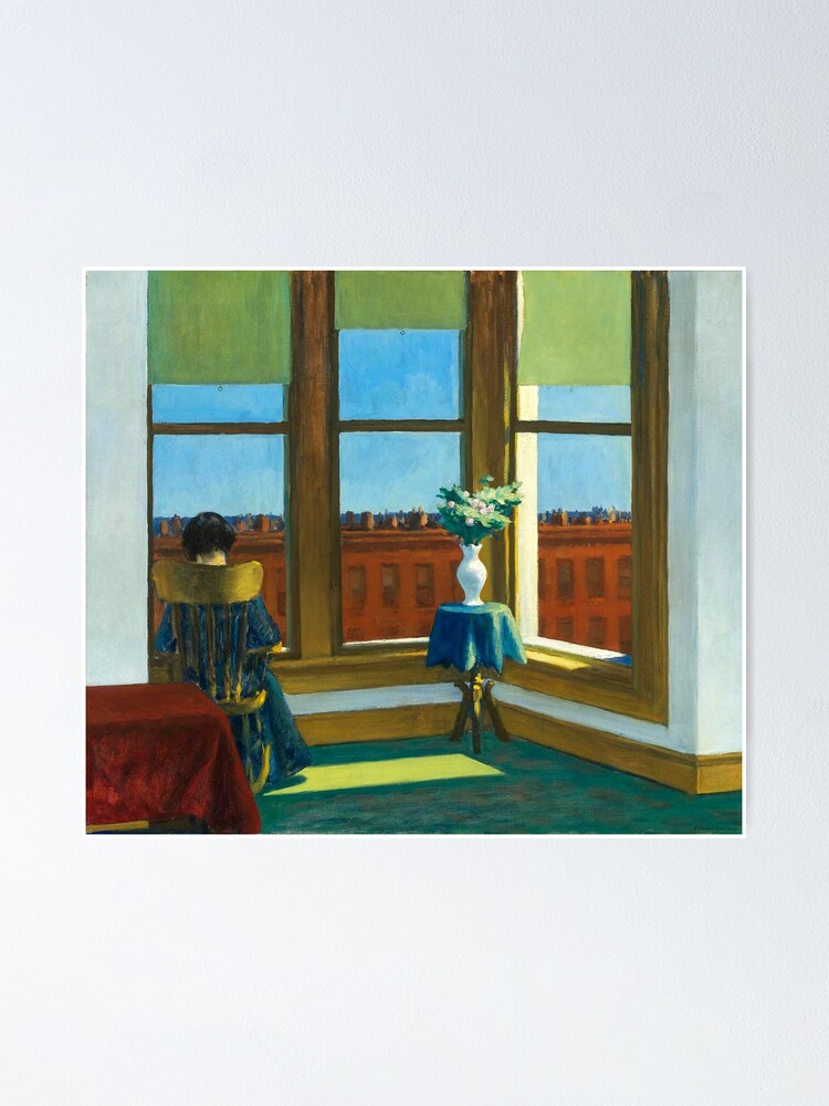 "Hopper Room in Brooklyn " Poster by ArtShapeShift Redbubble