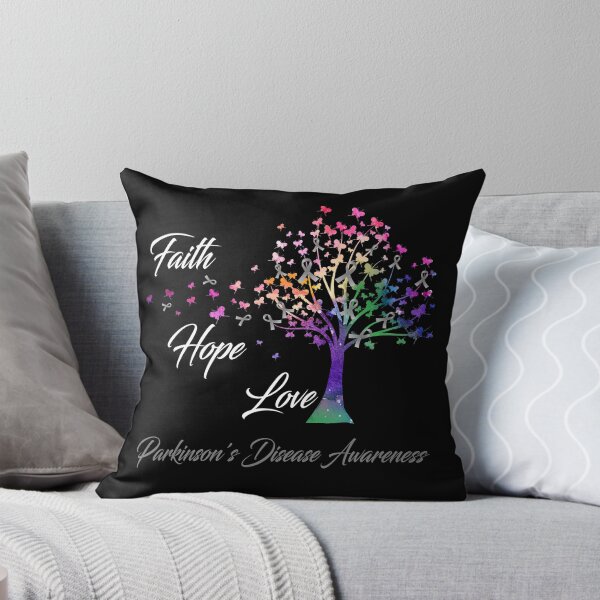Item preview, Ribbon Tree Faith Hope Love Parkinson's Disease Awareness designed and sold by Tadmab.