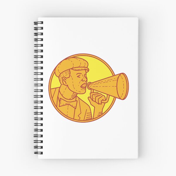 Item preview, Movie Director Megaphone Vintage Circle Mono Line designed and sold by patrimonio.