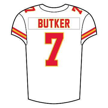 Harrison Butker Home Jersey Sticker for Sale by designsheaven