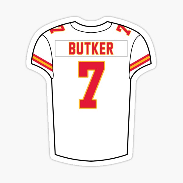 Harrison Butker Away Jersey Sticker for Sale by designsheaven