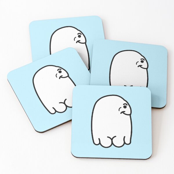 Item preview, Thicc ghost funny spooky sheet with buns designed and sold by Captain-Jackson.