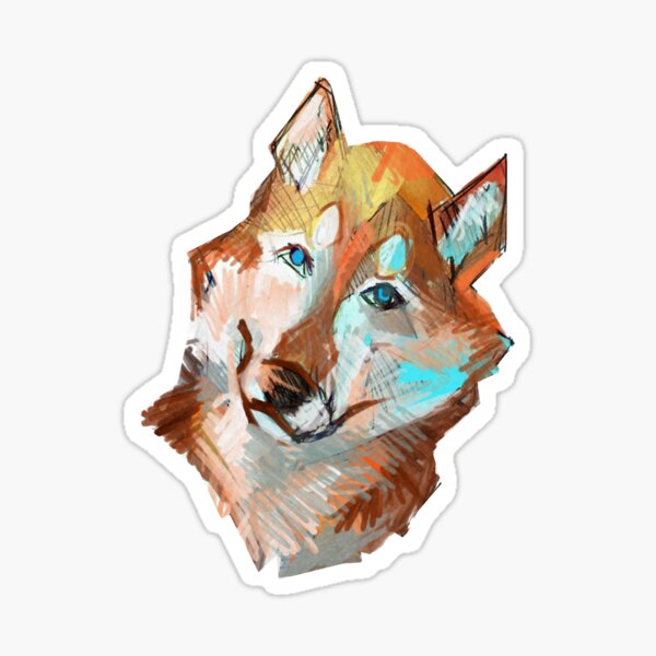 Husky Sticker