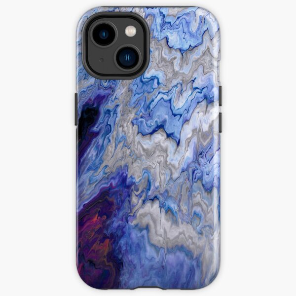 Storm Shower - Acrylic Pour iPhone Tough Case